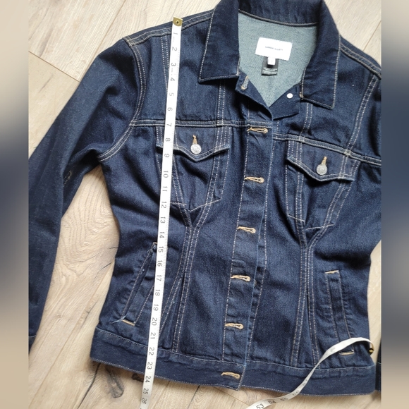 Current/ Elliott Trucker Corset Denim Jacket Sz 1 (small) - Picture 7 of 12